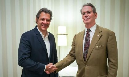 Fernando Haddad e Scott Bessent