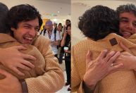 Wagner Moura e Gabriel Leone dão abraço carinhoso em Cannes; veja