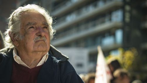 Pepe Mujica, ex-presidente do Uruguai, comparece ao evento do Dia Internacional dos Trabalhadores no Uruguai, em 1º de maio de 2022