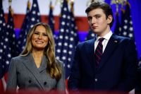 Filho de Trump não se candidatou a Harvard, diz escritório da primeira-dama