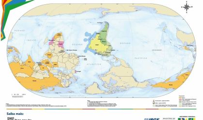 Sindicato do IBGE afirma que novo mapa-múndi "compromete a credibilidade"
