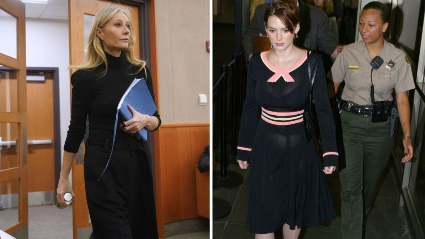 Escolhas de roupa de Gwyneth Paltrow e Winona Ryder em julgamentos também chamaram a atenção • Getty Images