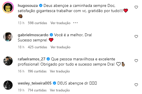 Hugo Souza, Gabriel Moscardo, Rafael Ramos e Wesley se despedem da médica • Foto: Reprodução