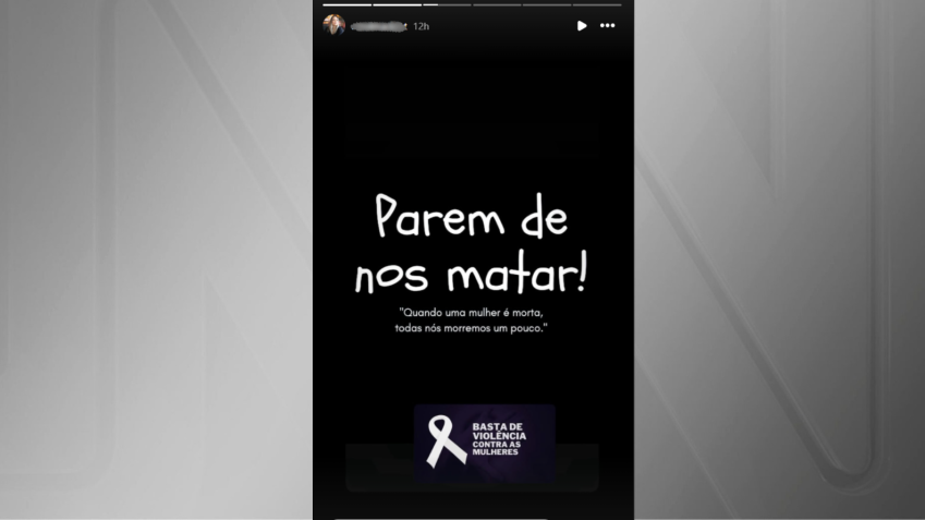 Imagem mostra publicação feita por amiga de vítima • Reprodução