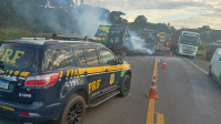 Três pessoas morrem após caminhões colidirem de frente em rodovia no Paraná