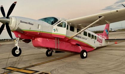 Cessna Grand Caravan da Azul Conecta que empinou no aeroporto de Viracopos