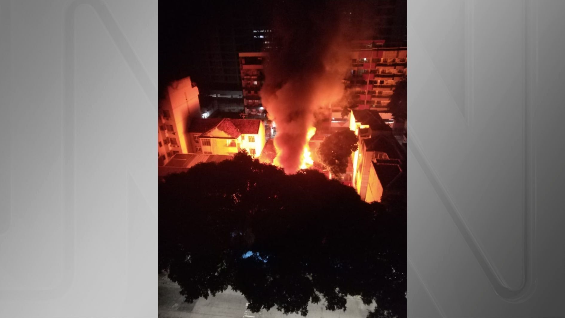 Incêndio em escola no Rio de Janeiro