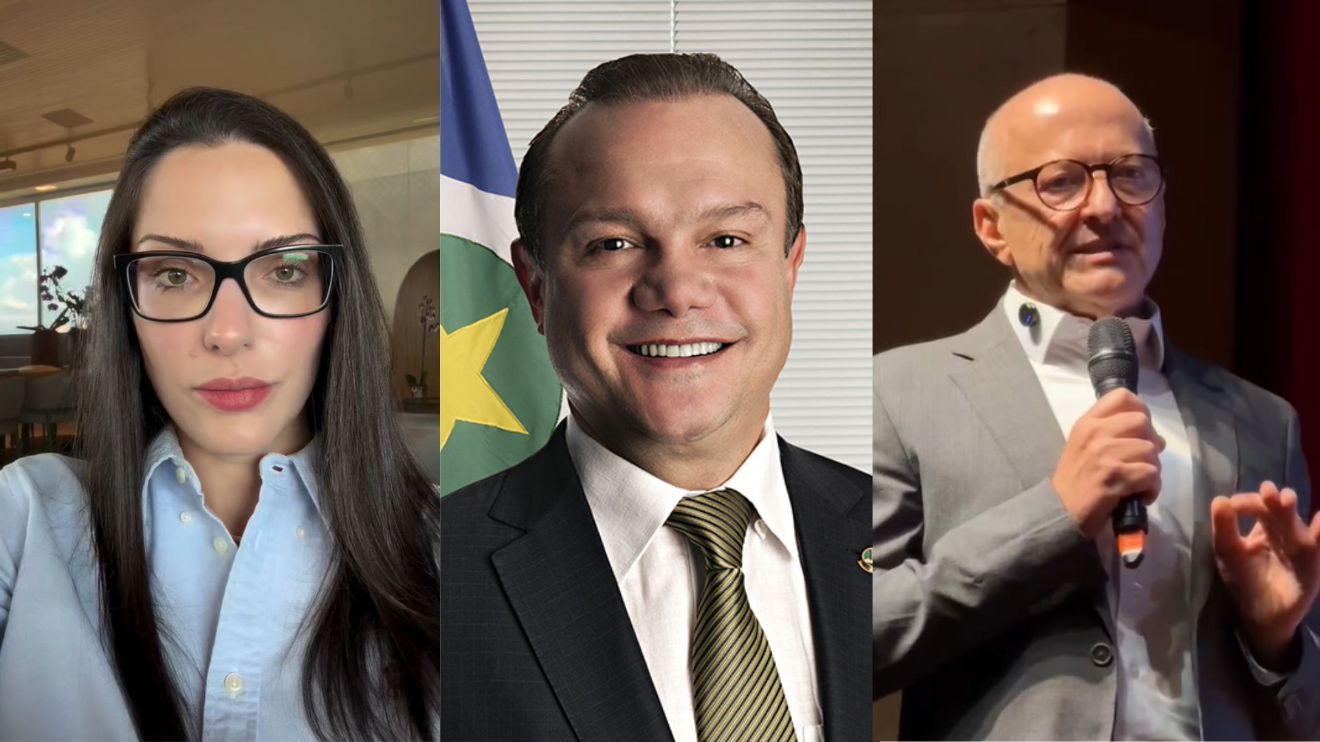 Janaína Riva, Wellington Fagundes e Otaviano Pivetta