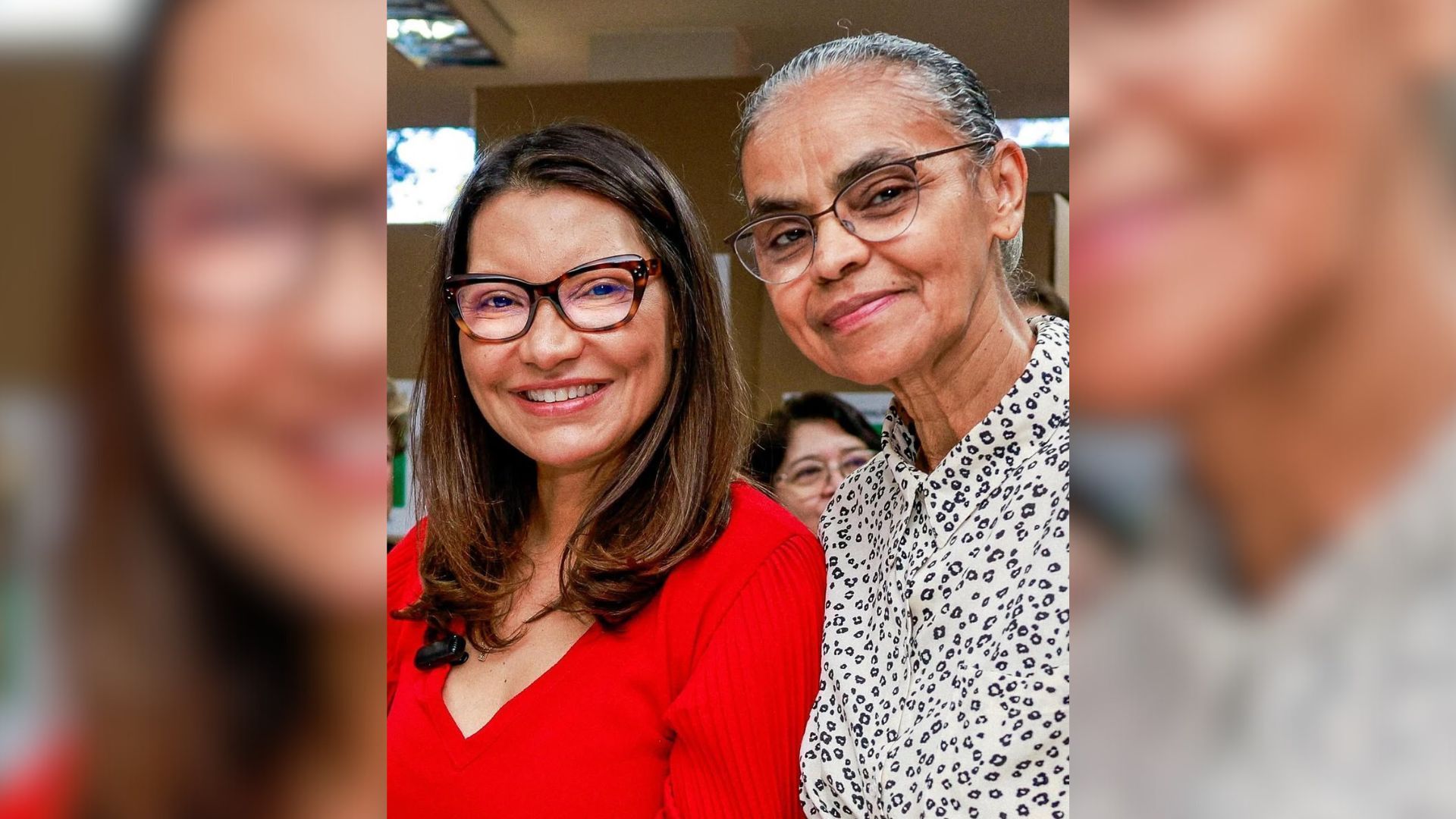 Janja e Marina Silva