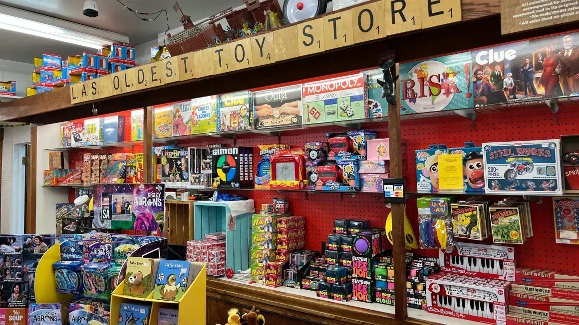 Kip's Toyland CNN brinquedo Los Angeles EUA