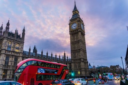 Londres. É possível ver o Big Ben, símbolo da capital londrina