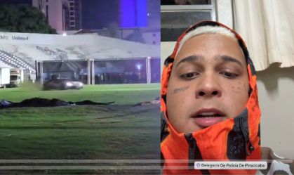 MC Ryan SP paga quase R$ 1 milhão de multa por manobras em campo de futebol