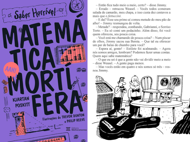 De forma descontraída, "Matemática Mortífera" apresenta aos estudantes invenções criadas por matemáticos • Divulgação