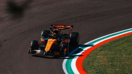 Piastri durante o TL2 do GP da Emília-Romagna