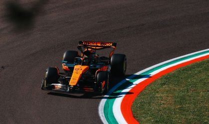 Piastri durante o TL2 do GP da Emília-Romagna