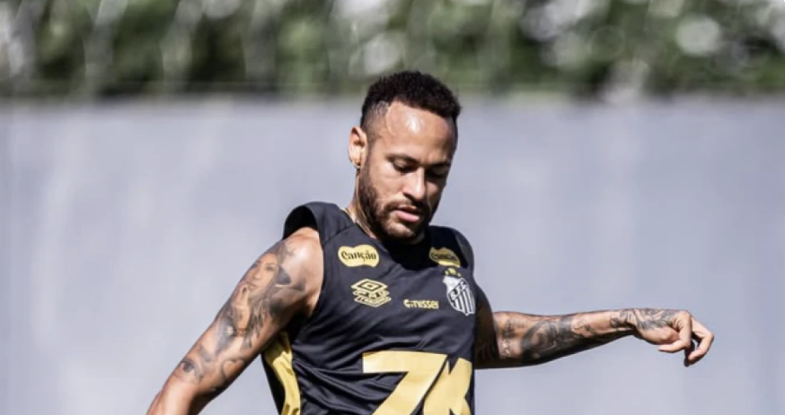 Neymar está fora há mais de um mês