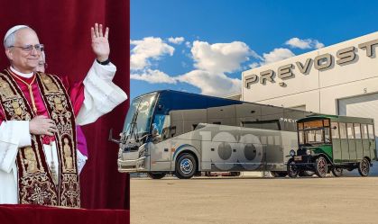 "Ônibus do papa": Prevost é também uma marca centenária de veículos