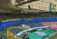 Torcida do Palmeiras faz mosaico em inglês para o Mundial e cita 1951