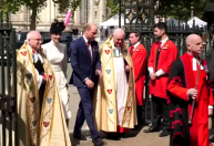 Rei Charles, William e Kate vão a cerimônia do Dia da Vitória em Londres