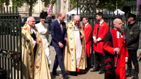 Rei Charles, William e Kate vão a cerimônia do Dia da Vitória em Londres