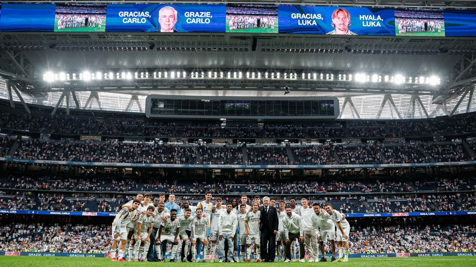 Real Madrid vence em despedida de Bernabéu a Ancelotti e Modric