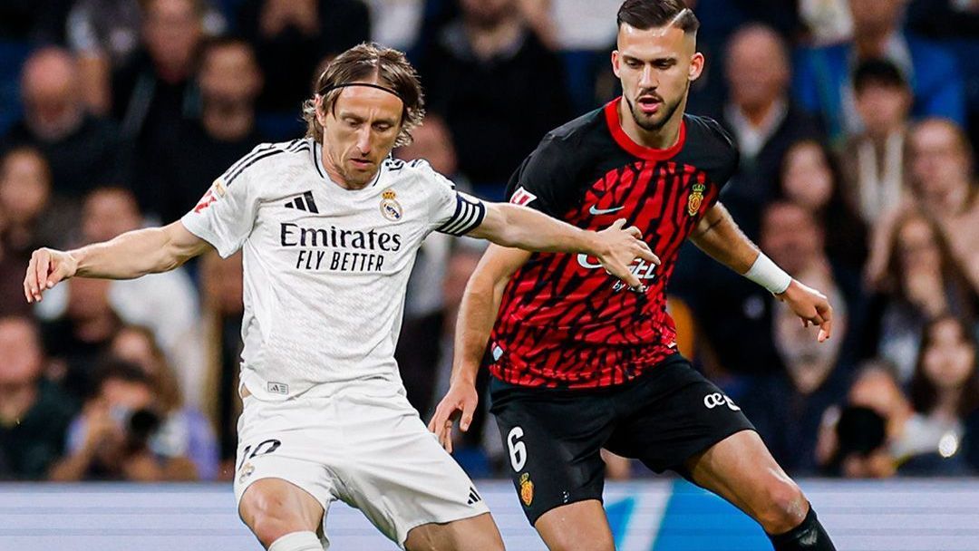 Real Madrid venceu o Mallorca de virada por 2 a 1