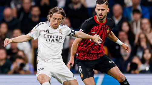 Real Madrid venceu o Mallorca de virada por 2 a 1