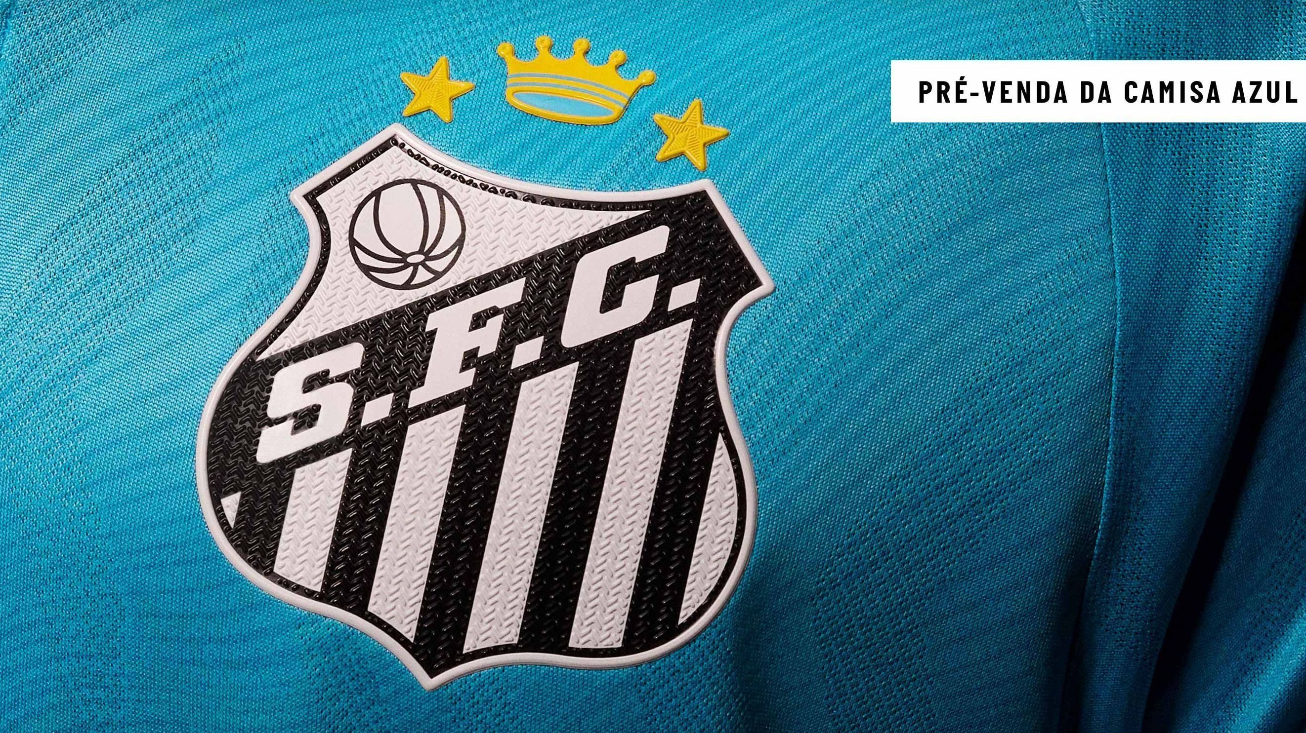 Nova camisa azul do Santos
