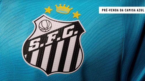 Nova camisa azul do Santos