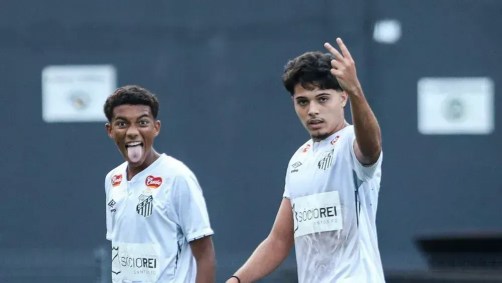 Santos venceu o grêmio por 3 a 0 no Sub-20