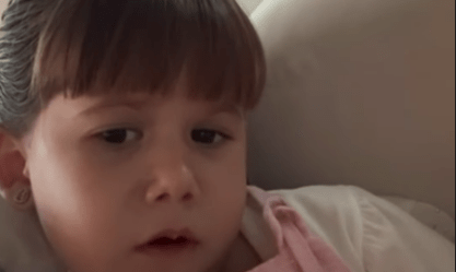 Virginia compartilha vídeo de Maria Alice: “Mãe, estou com saudade"