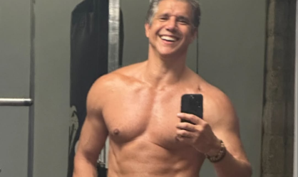 Marcio Garcia mostra pós-treino aos 55 anos: "Xô, preguiça"