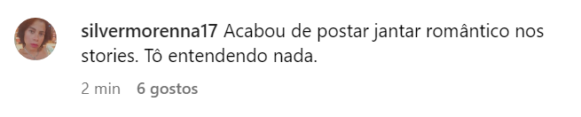 Alguns usuários questionaram a última publicação da influenciadora • Instagram/Virginia Fonseca