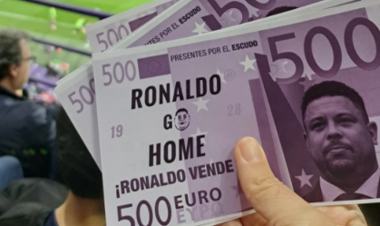 Ronaldo vira alvo da torcida do Valladolid e é acusado de "matar o clube"