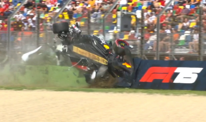 Vídeo: Tsunoda bate durante classificatória do GP de Emilia-Romagna