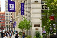 Fachada da Universidade de Nova York