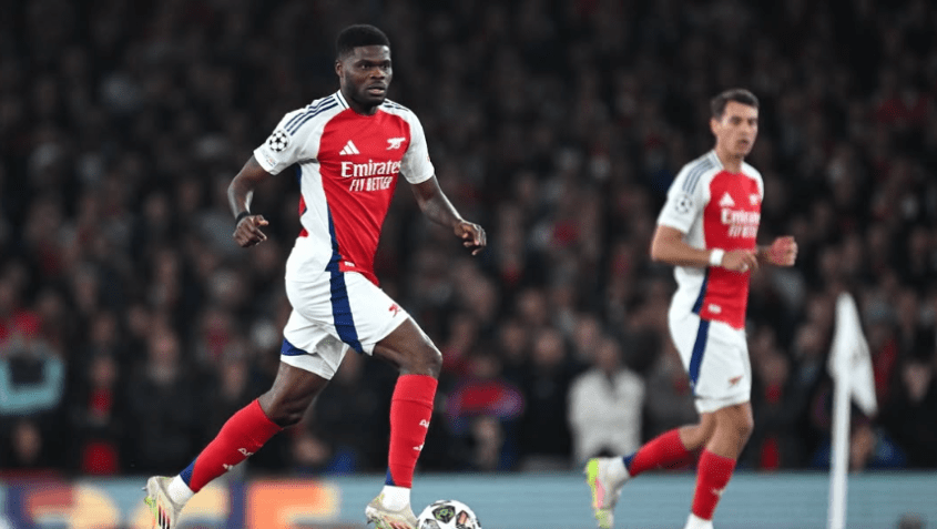 Vínculo entre Partey e Arsenal está no fim • Divulgação/Partey