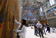 Conclave: Vaticano divulga fotos de reforma e preparação da Capela Sistina