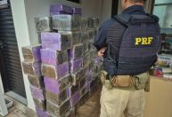 PRF apreende mais de uma tonelada de drogas e cigarros no Paraná
