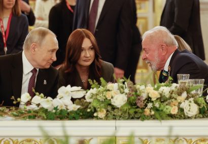 Vladimir Putin e Luiz Inácio Lula da Silva