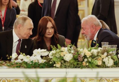 Vladimir Putin e Luiz Inácio Lula da Silva