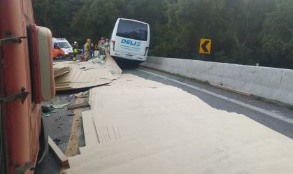 Acidente em rodovia no Rio Grande do Sul