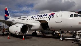 Aeronave do programa Avião Solidário da Latam