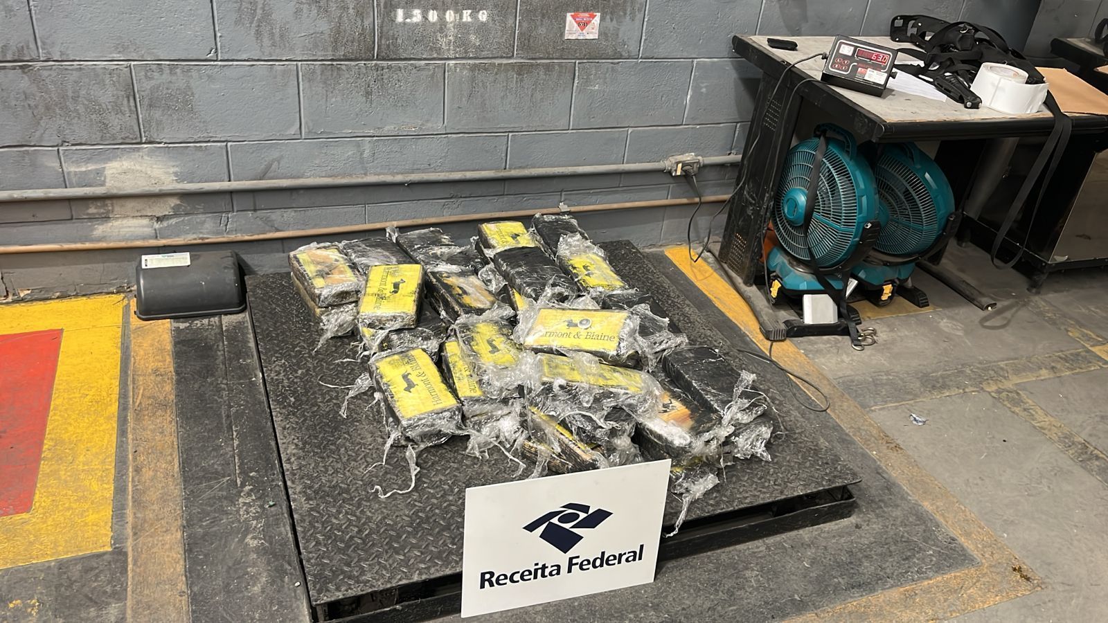 Imagem de destaque do post: Mais de 60 quilos de cocaína são apreendidas no porto de Salvador