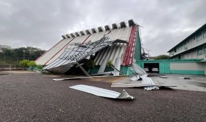 Chuvas afetam cerca de 100 residências em município de Santa Catarina