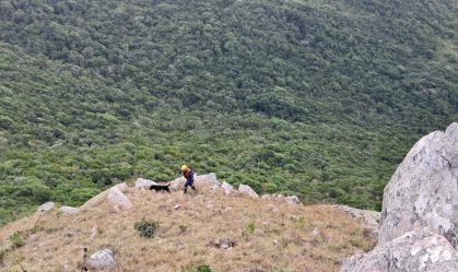 Imagens das buscas pelo turista argentino em Florianópolis (SC)