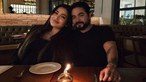 Yudi Tamashiro e a esposa, Mila Braga