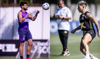 Corinthians recebe o pressionado Santos em clássico pelo Brasileirão
