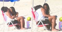 Após BBB25, Aline e Diogo são vistos em clima de romance em praia do Rio