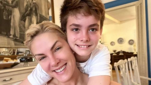 Ana Hickmann é mãe de Alezinho, de 11 anos